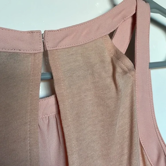 NWT Express blush Bead Accent blouse - Picture 6 of 8